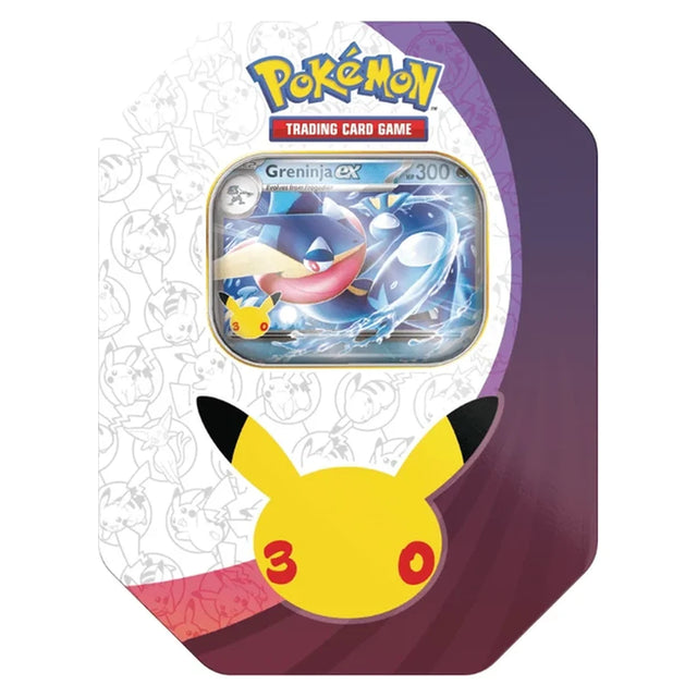 Pokémon 30th Celebration Greninja ex Tin – originele productverpakking