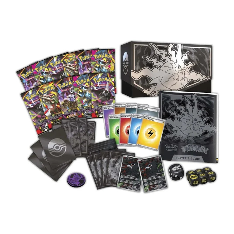 Pokémon Mega Evolution Pitch Black Pokémon Center Elite Trainer Box – productinhoud