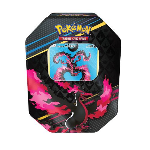Pokémon Crown Zenith Tin – Galarian Moltres uitvoering