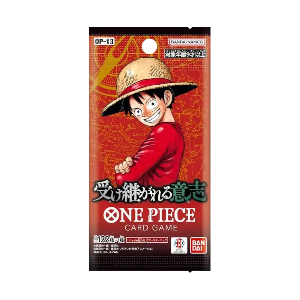 One Piece Carrying on His Will OP-13 – individual Japanese-language booster pack