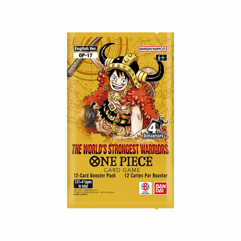 One Piece The World’s Strongest Warriors OP-17 Double Pack Set DP-12 – Englisch – einzelnes englischsprachiges Boosterpack