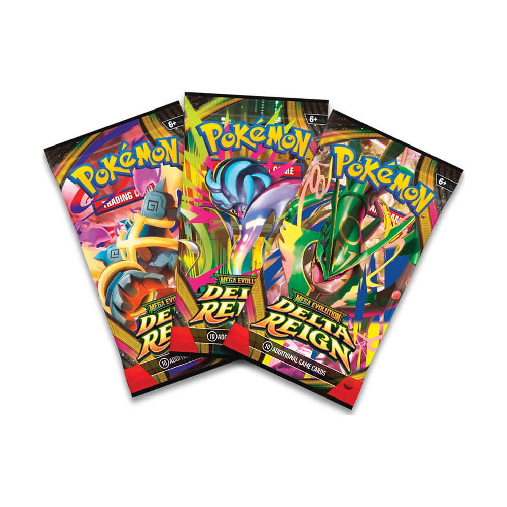 Pokémon Delta Reign 3 Pack Blister Seel – booster packs in verpakking