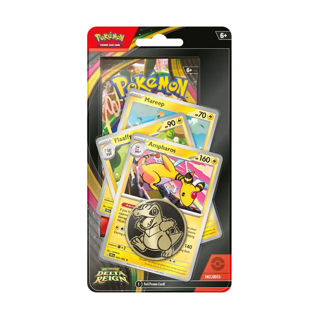 Pokémon Delta Reign Premium Checklane Blister Ampharos – productverpakking